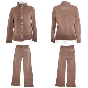BCBGMAXAZRIA Brown Tracksuit Matching Set
